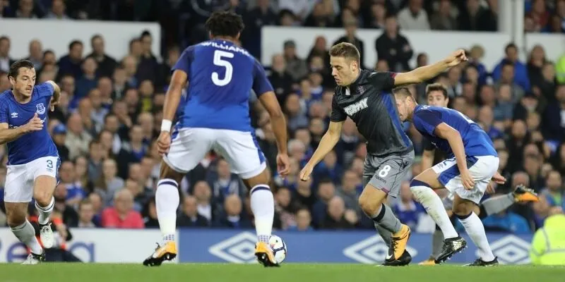 Everton chinh chiến trên sân nhà Goodison Park trong các trận đấu